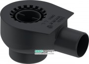 Сифон средний для дренажного канала Tece TECEdrainline DN 50 0,80 л/c пластик черный 650001