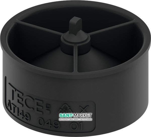 Погружной стакан з мембраною для сифона 650004 Tece TECEdrainline пластик чорний 660015