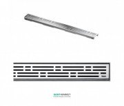 Решетка TECE TECEdrainline Basic для душевого трапа матовая прямая 1200 мм нержавеющая сталь 601211