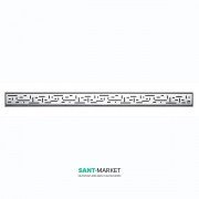 Решітка TECE TECEdrainline Lines для душового трапу матова пряма 1000 мм нержавіюча сталь 601021