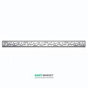 Решетка TECE TECEdrainline Lines для душевого трапа матовая прямая 1000 мм нержавеющая сталь 601021