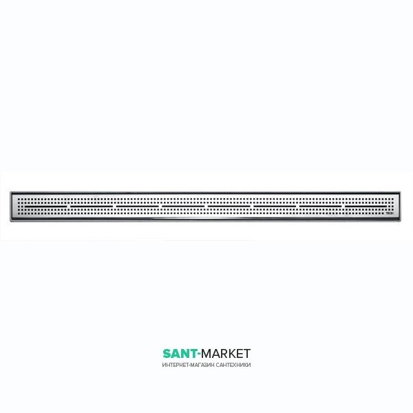 Решетка TECE TECEdrainline Quadratum для душевого трапа полированная прямая 1000 мм нержавеющая сталь 601050