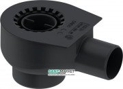 Сифон средний для дренажного канала Tece TECEdrainline DN 50 0,80 л/c пластик черный 650001
