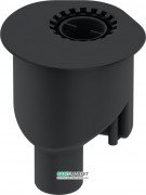 Сифон вертикальный для дренажного канала Tece TECEdrainline DN 50 1,40 л/c пластик черный 650003