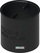 Стакан для гидрозатвора сифона дренажного канала 650000 TECE TECEdrainline пластик черный 668010