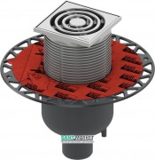 Дренажный трап для душа TECEdrainpoint S S130 с вертикальным выходом нержавеющая сталь/пластик 3601300
