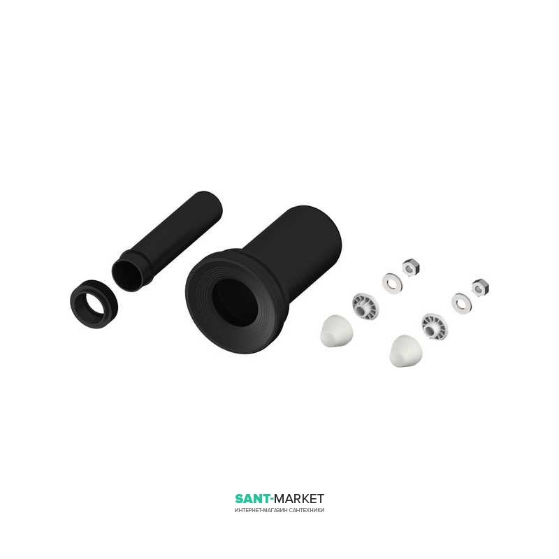 Комплект патрубков с заглушками TECE для подключения унитаза к инсталляционной системе 200 мм DN 90 9820057