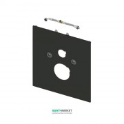 Нижняя стеклянная панель TECE TECElux для установки унитазов-биде Geberit Aquaclean Sela/Mera и TOTO Washlet черная 9650108