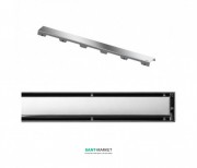 Решетка TECE TECEdrainline Steel II для душевого трапа матовая прямая 1500 мм нержавеющая сталь 601583