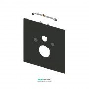 Нижняя стеклянная панель TECE TECElux для установки унитазов-биде Geberit Aquaclean Sela/Mera и TOTO Washlet черная 9650108