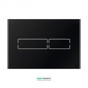 Панель смыва для унитаза Tece TECElux Mini сенсорная стекло черное 9240961