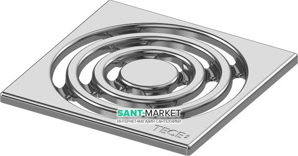 Декоративная решетка TECE TECEdrainpoint S 100 мм нержавеющая сталь 3665002