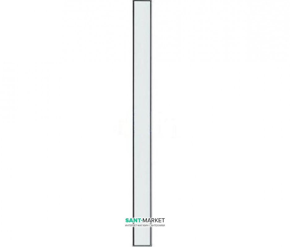 Панель для зливу TECE TECEdrainline для душового трапа пряма скляна 800 мм білий 600891