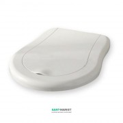 Сиденье с крышкой для унитаза Kerasan Retro белый петли золото 109801