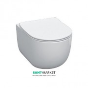 Унитаз подвесной Kerasan Flo безободковый белый матовый 311330