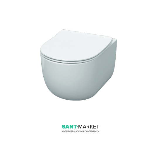 Унитаз подвесной Kerasan Flo безободковый белый 311101
