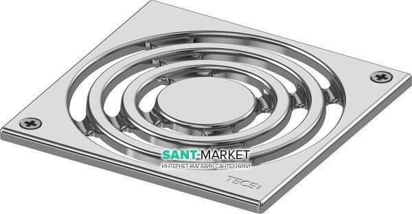 Декоративная решетка TECE TECEdrainpoint S 150 мм с фиксаторами нержавеющая сталь 3665001