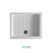 Керамический душевой поддон Kerasan Retro в нишу 80х92 см белый 133501