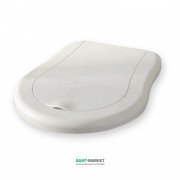 Сиденье с крышкой для унитаза Kerasan Retro белый петли хром 109401