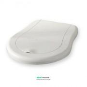 Сидіння з кришкою для унітазу Kerasan Retro білий петлі хром 109401