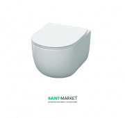 Унитаз подвесной Kerasan Flo безободковый белый матовый 311130