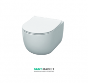 Унитаз подвесной Kerasan Flo безободковый белый матовый 311130