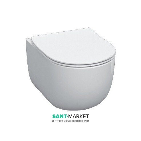 Унітаз підвісний Kerasan Flo безободковий білий матовий 311330