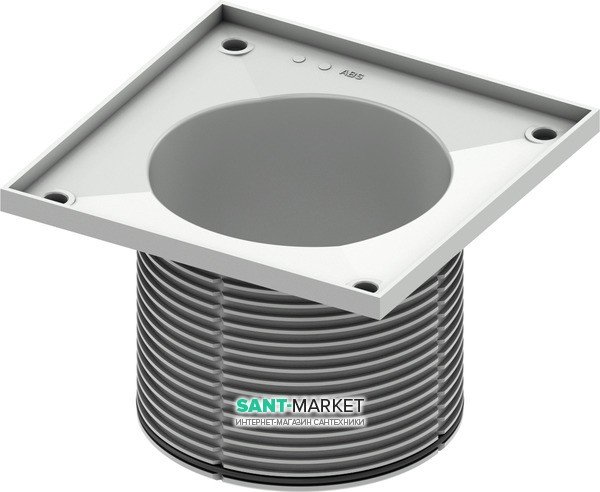 Верхняя вставка TECE TECEdrainpoint S 150 мм для душевого трапа без решетки пластик серый 3660019