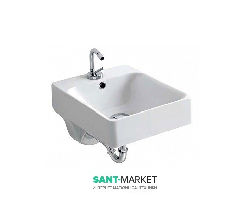 Біде підвісне Kerasan Cento чаша прямокутна біле 352401