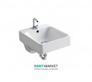 Біде підвісне Kerasan Cento чаша прямокутна біле 352401