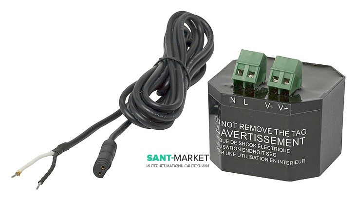 Блок питания Tece TECEprofil  230/12В для подключения панелей смыва TECElux Mini 9240970