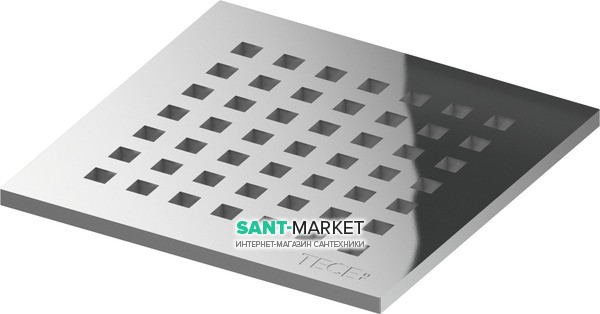 Декоративна решітка TECE TECEdrainpoint S quadratum 150 мм нержавіюча сталь 3665009