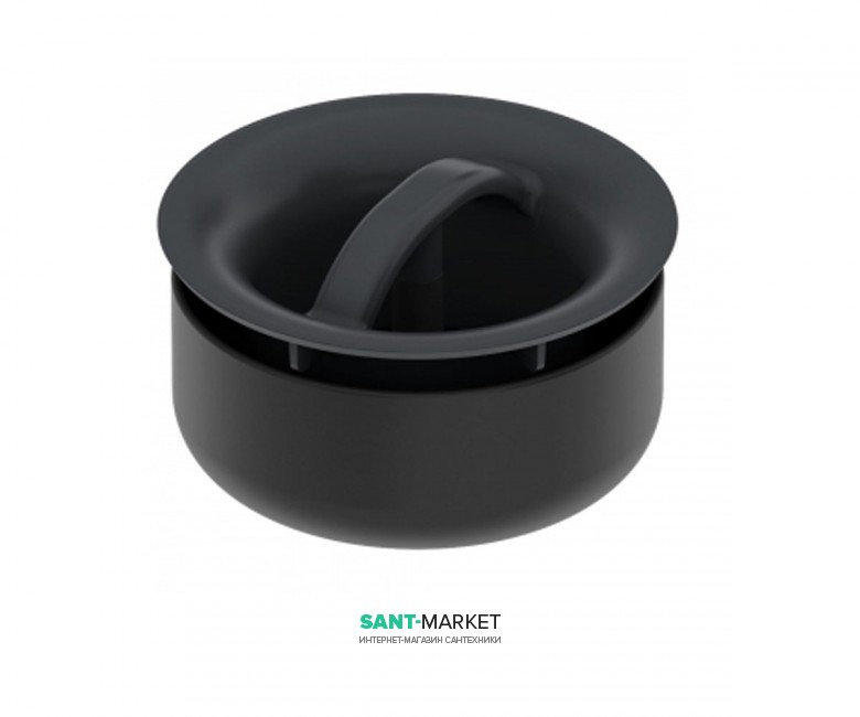 Гідрозатвор низький Tece TECEdrainpoint S пластик чорний 3695000