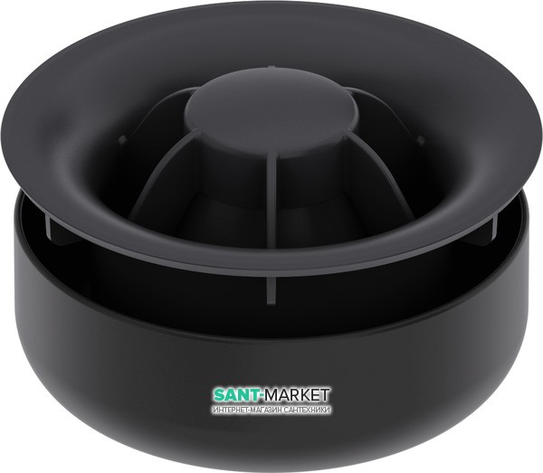 Погружной стакан с мембраной для низкого сифона DN 50 Tece Drainpoint S пластик черный 3695002