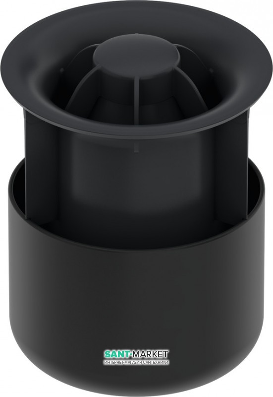 Погружной стакан с мембраной для сифонов DN 100 TECE TECEdrainpoint S пластик черный 3695006
