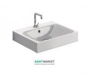 Раковина для ванной Kerasan Cento подвесная/накладная 50х45 см белая 353001