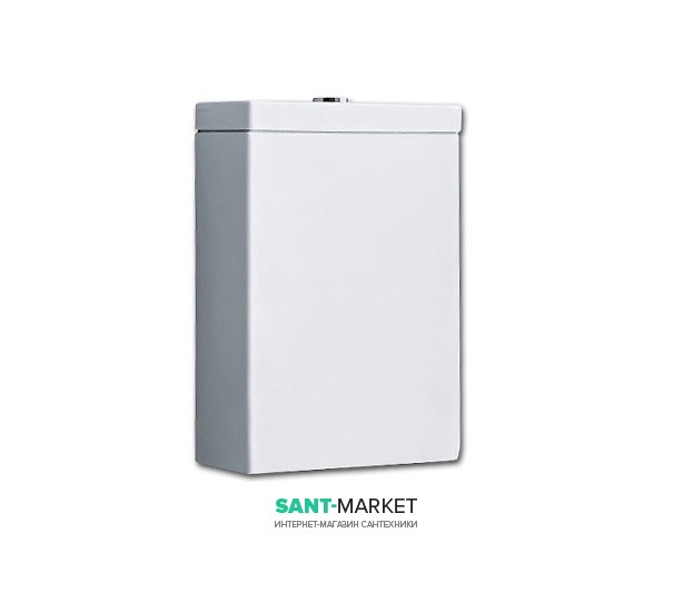 Сливной бачок для унитаза Kerasan Flo/Ego прямоугольный белый матовый 318130