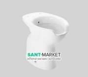 Унітаз підлоговий з функцією біде Kerasan Comunita без сидіння білий 021601