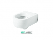 Унитаз подвесной Kerasan Flo с шумоизоляционной пластиной белый 311501