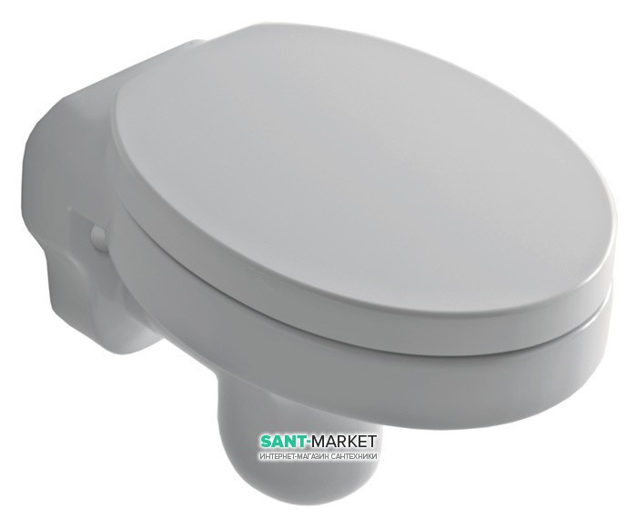 Унитаз подвесной овальный Kerasan Cento без бачка и сиденья белый 351501