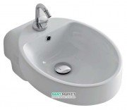 Біде підвісне Kerasan Cento чаша овальна біле 352501