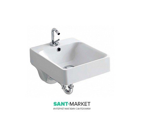 Біде підвісне Kerasan Cento чаша прямокутна біле 352401