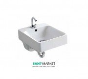 Біде підвісне Kerasan Cento чаша прямокутна біле 352401