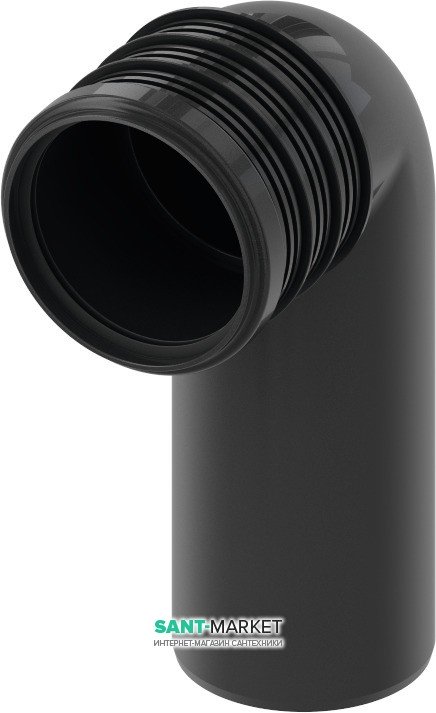 Гофрированный соединительный отвод унитаза Tece TECEprofil DN90/90 PE-HD 90° пластик 9820315