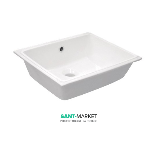 Раковина встраиваемая снизу Kerasan Slim белая 022901