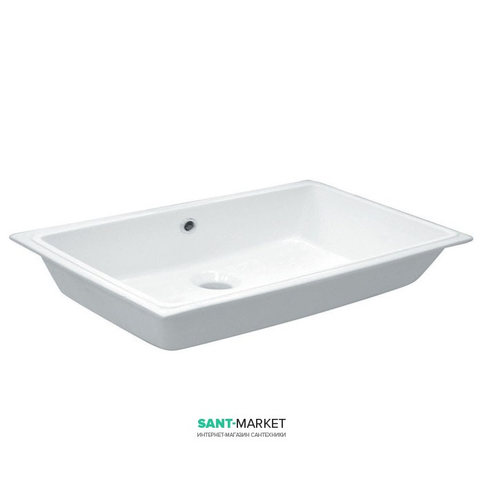 Раковина встраиваемая снизу Kerasan Slim белая 023001