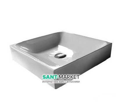 Раковина-чаша для ванної прямокутна Kerasan Cento накладна 40х35 см біла 355401
