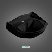 Раковина для ванной подвесная Kerasan Retro черная 104504