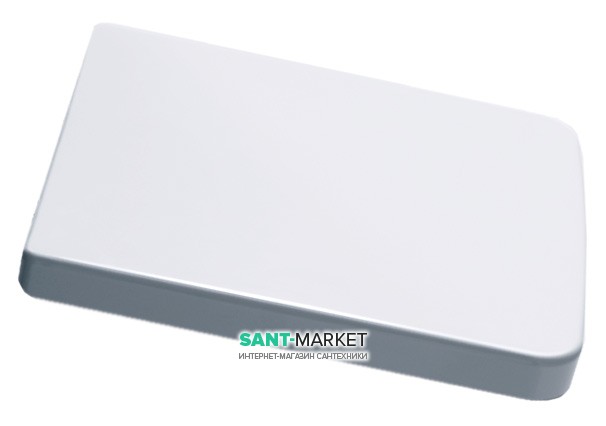 Сиденье с крышкой для унитаза Kerasan Ego белый петли хром 328901