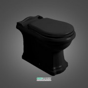 Унітаз підлоговий Kerasan Retro BTW чорний 101604